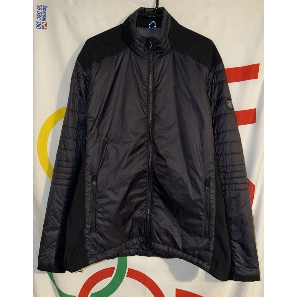 Kuhl Projekt Jacket Mens 2XL Black Full Zip Outdoor Hiking Gorp